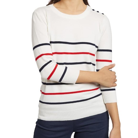 Modcloth Charter School Stripe Pullover 